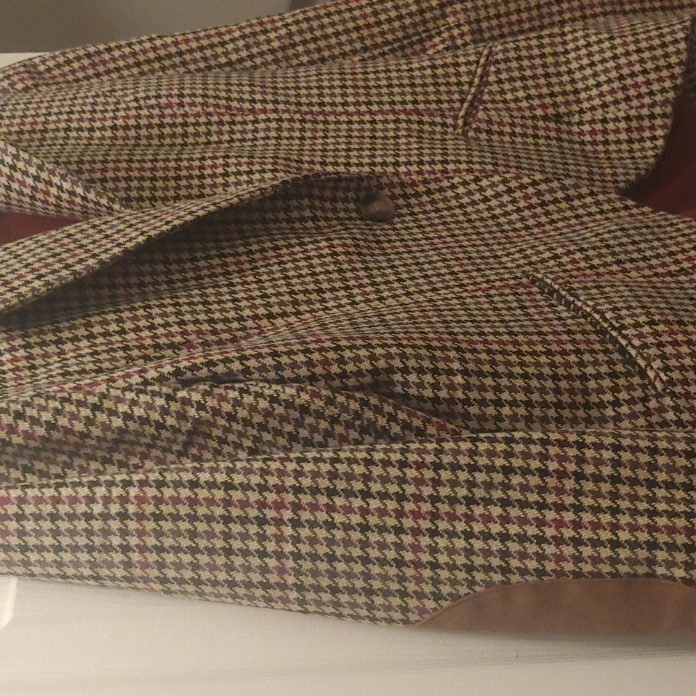 Blazer with elbow patches
